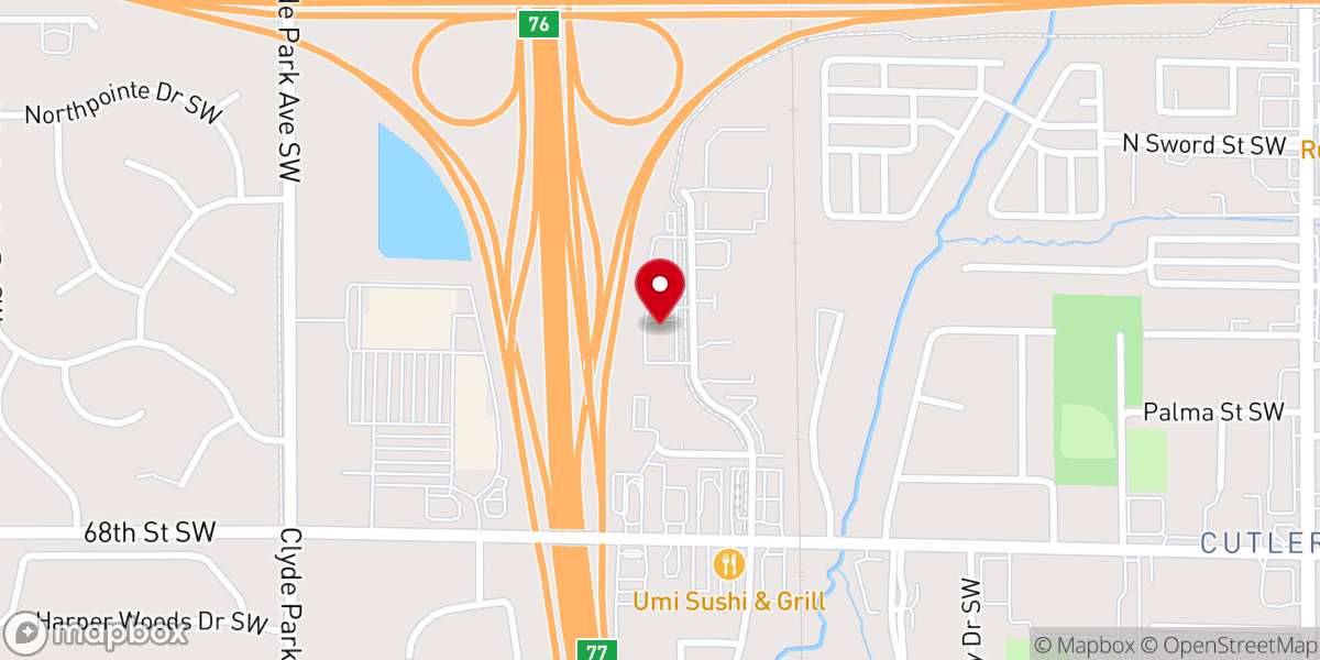 Map showing location of Engedi Church Grand Rapids