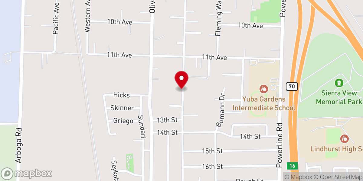 Map showing location of Life of Christ Ministry