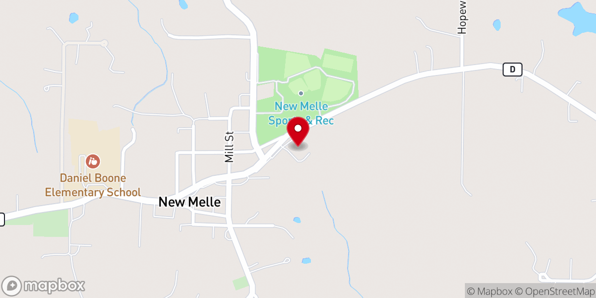 Map showing location of Immaculate Heart of Mary Church