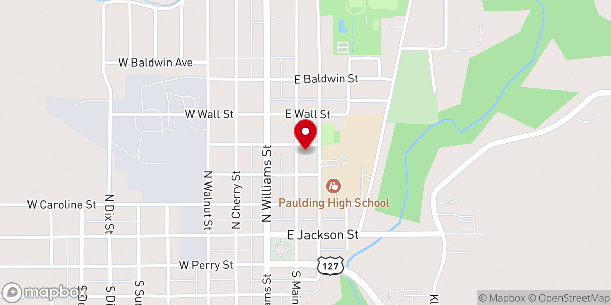 Map showing location of Divine Mercy Catholic Parish