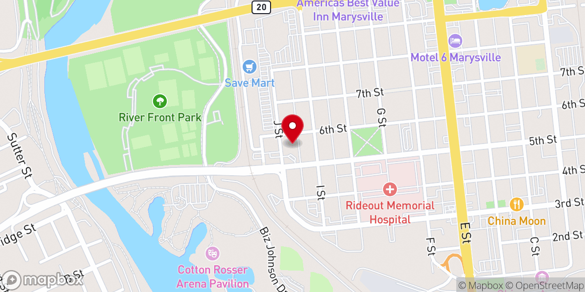Map showing location of Victory Outreach Church Of Twin Cities