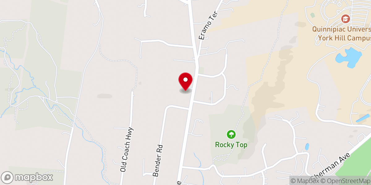 Map showing location of Central Baptist Church