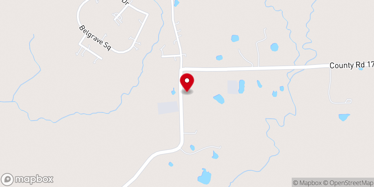Map showing location of King Oaks Fellowship