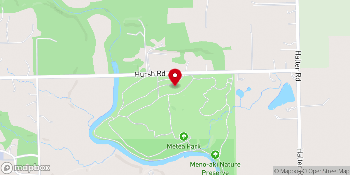 Map showing location of Metea Park North