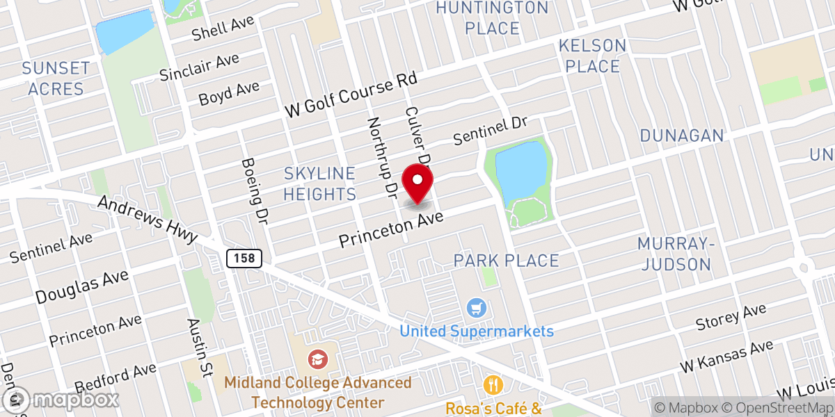 Map showing location of Providence Presbyterian Church PCA
