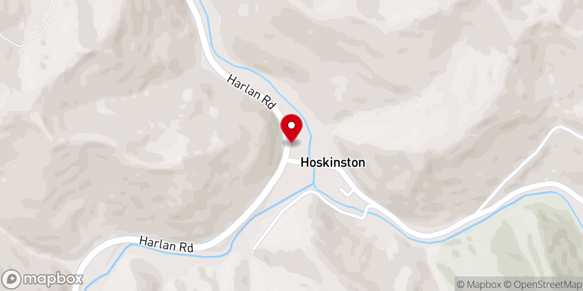Map showing location of Stinett Church of Christ