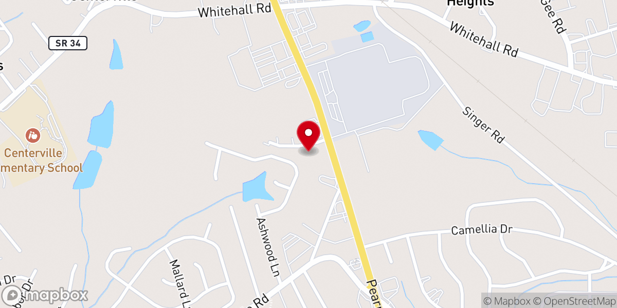 Map showing location of PowerHouse Christian Church