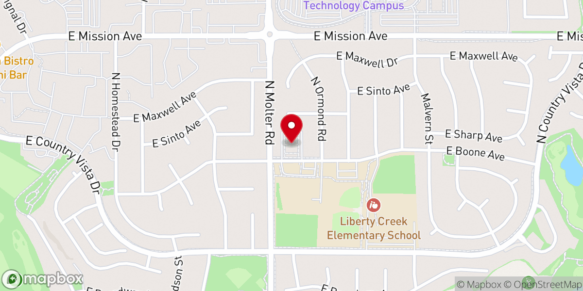 Map showing location of The Church of Jesus Christ of Latter-day Saints