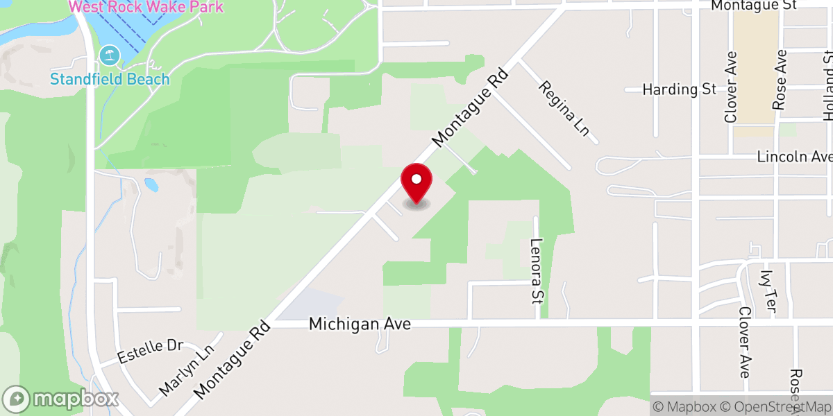 Map showing location of Temple of Blessing Church of God in Christ