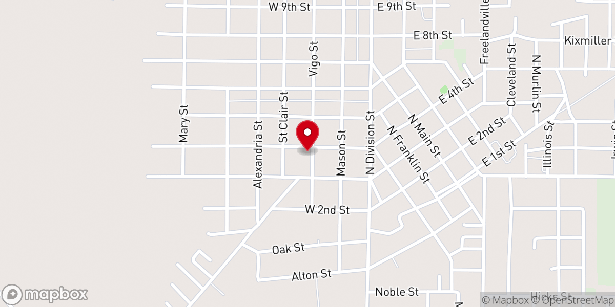 Map showing location of St Phillip Neri Church