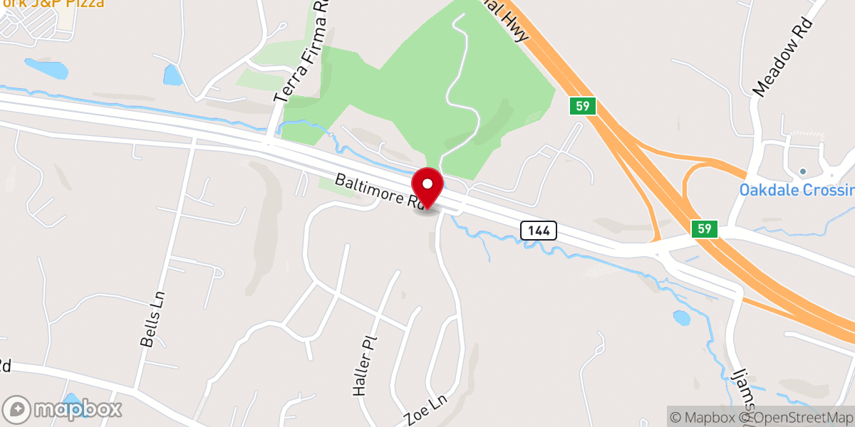 Map showing location of Grace Trinity United Church