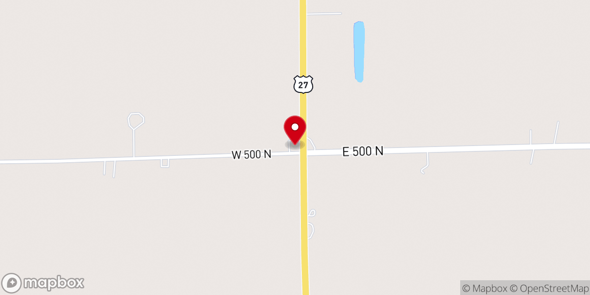 Map showing location of Clear Creek Congregational Church
