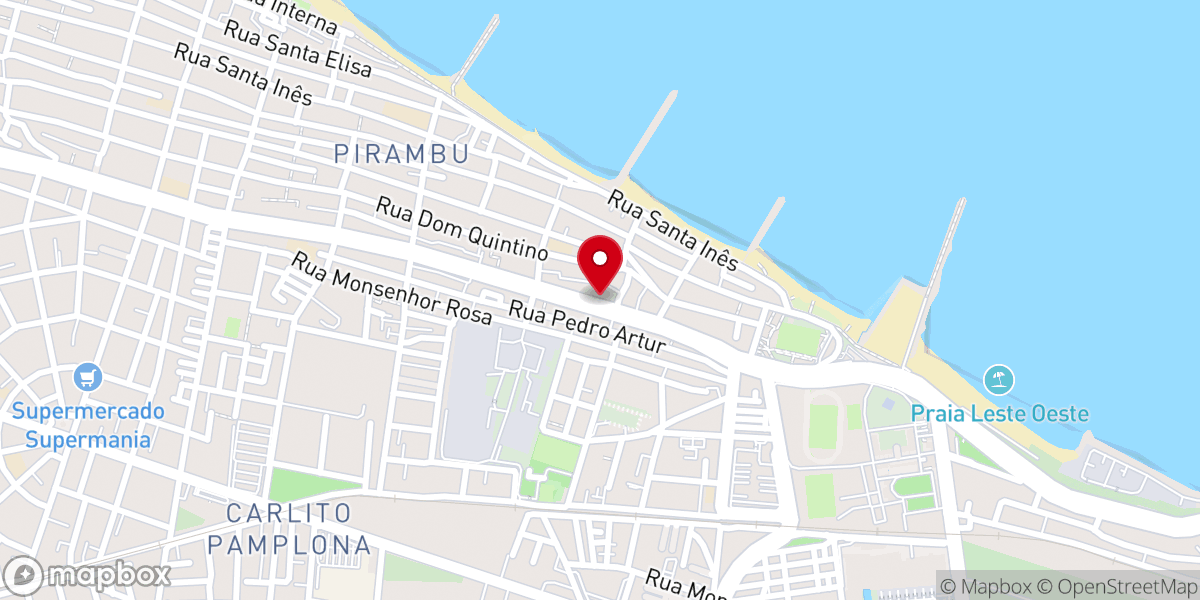 Map showing location of I.E.P.O Brasil para Cristo Fortaleza