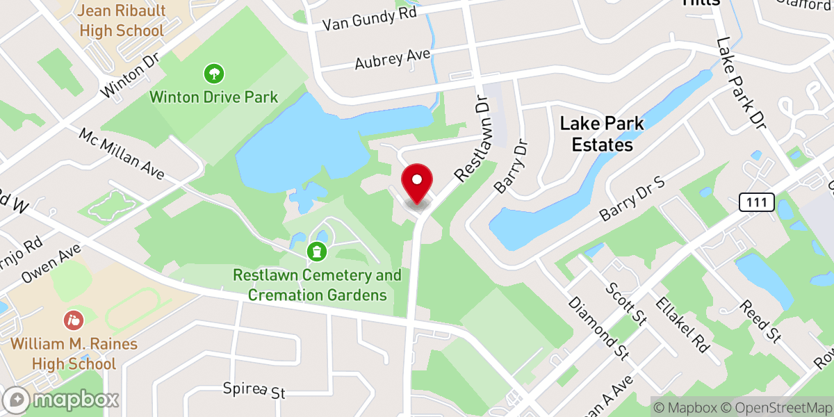 Map showing location of The Greater Bethel Church of the Apostolic Faith