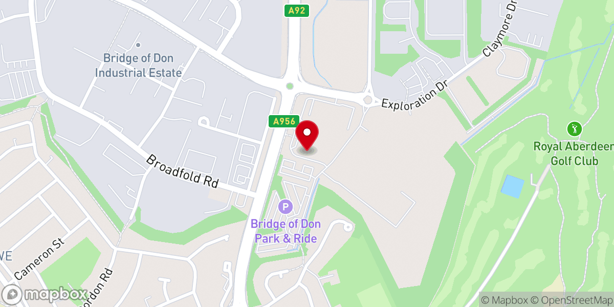Map showing location of Pilgrims Gospel Church