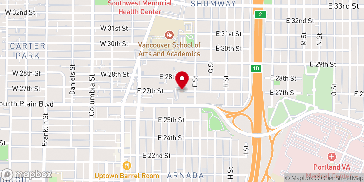 Map showing location of St Luke's ~ San Lucas Episcopal Church