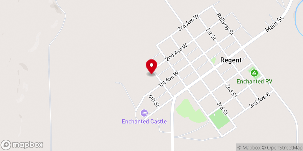 Map showing location of St Henry's Church