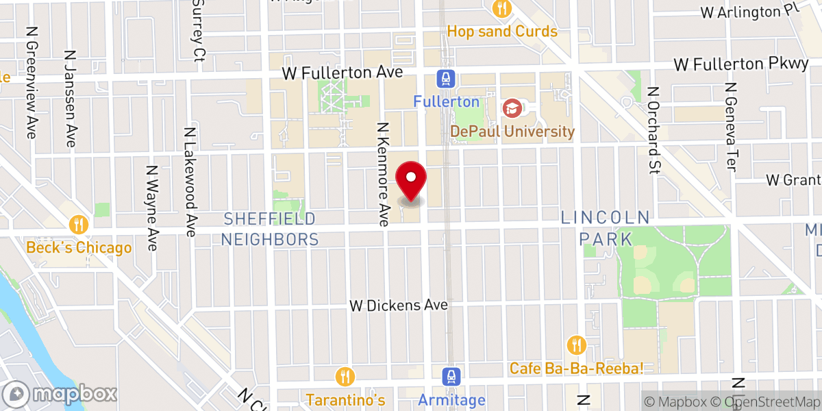 Map showing location of Saint Vincent de Paul Catholic Church
