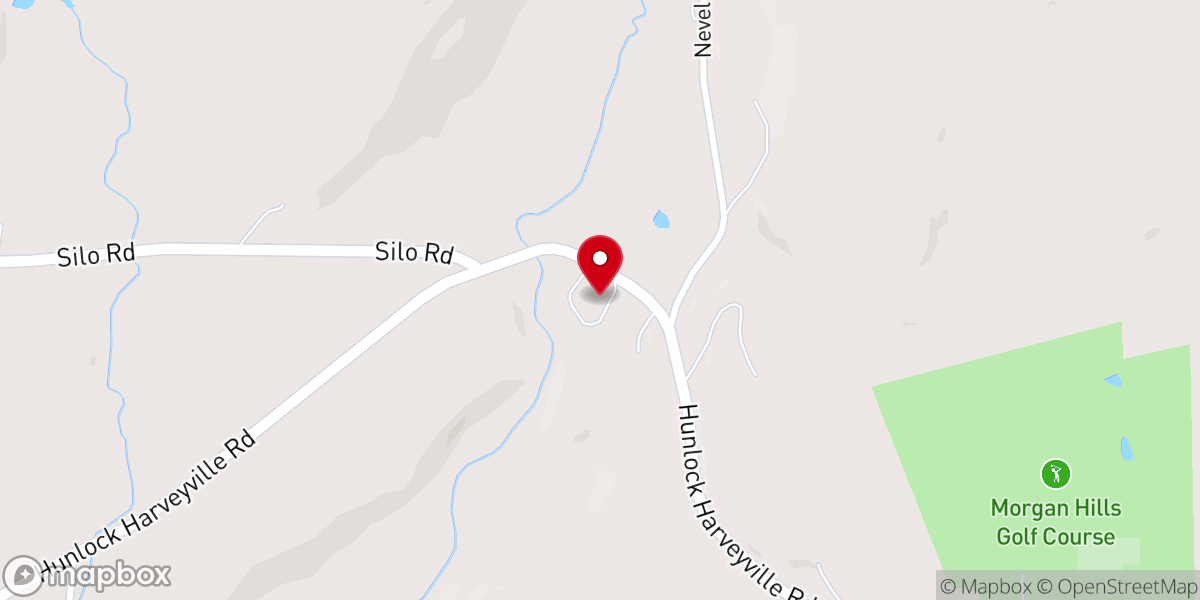 Map showing location of Calvary Bible Chapel