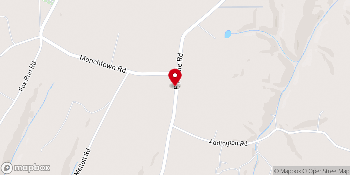 Map showing location of Wesley Chapel