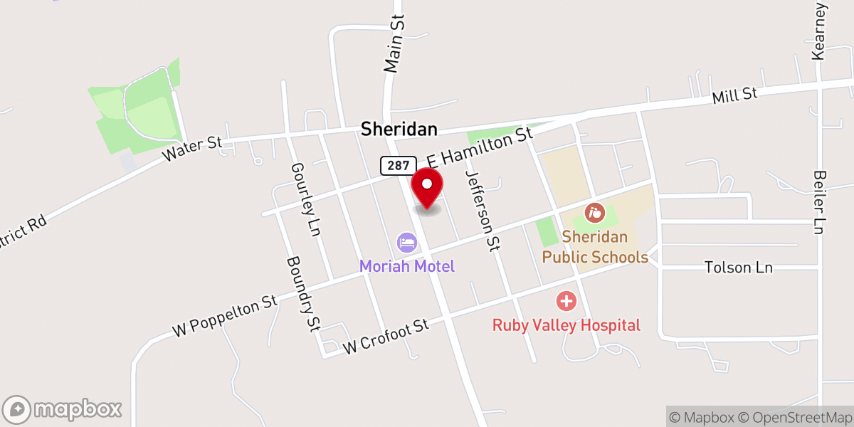 Map showing location of United Bethel Methodist Church