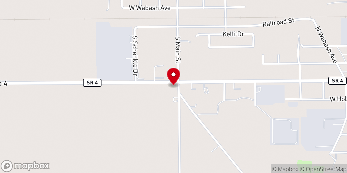 Map showing location of Ashley Love Divine Baptist Church