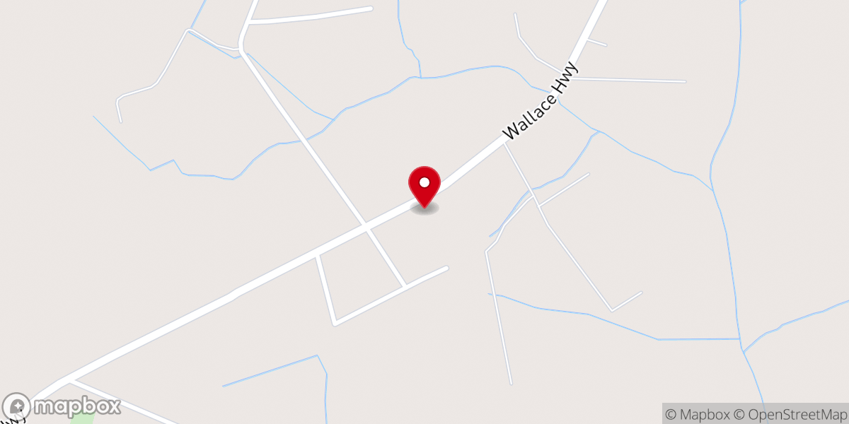 Map showing location of Peter Tabernacle Baptist Church