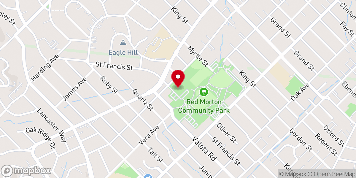 Map showing location of La Casa del Alfarero