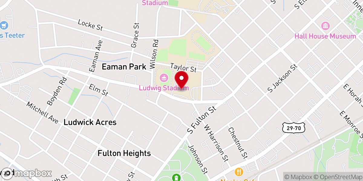 Map showing location of Promise City Church