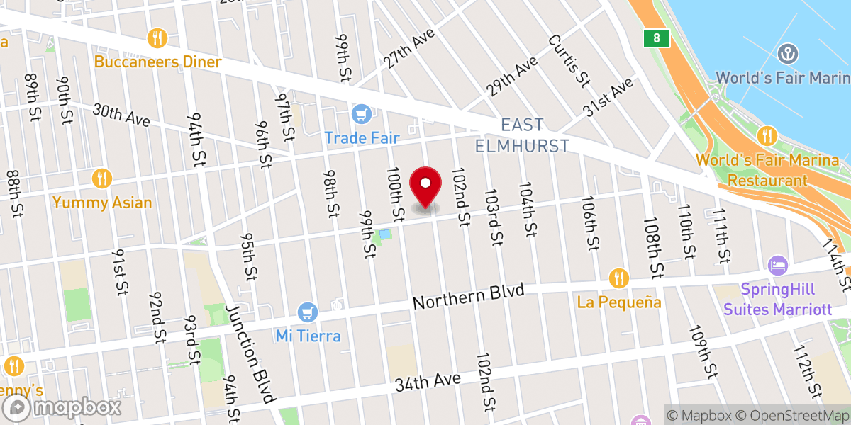 Map showing location of The Episcopal Church of Grace and Resurrection