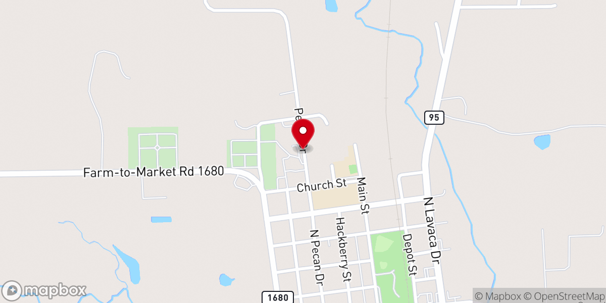 Map showing location of Saint Joseph Catholic Church Social Center - Drive-Thru