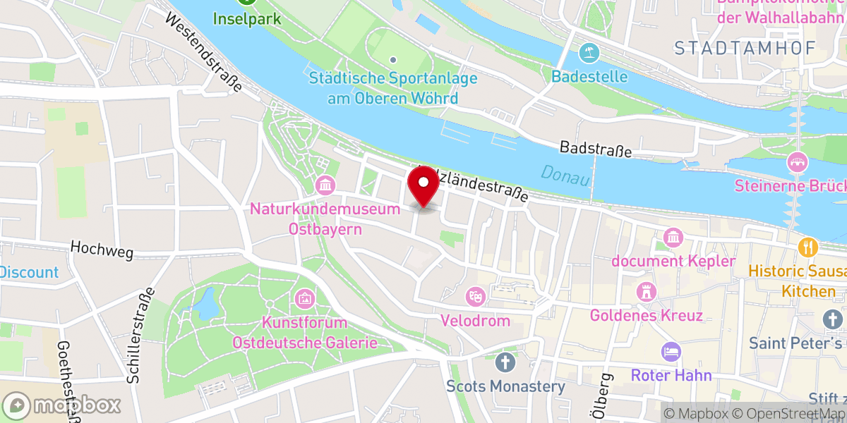Map showing location of Pfarrei Allerheiligen Ukrainische Orthodoxe Kirche