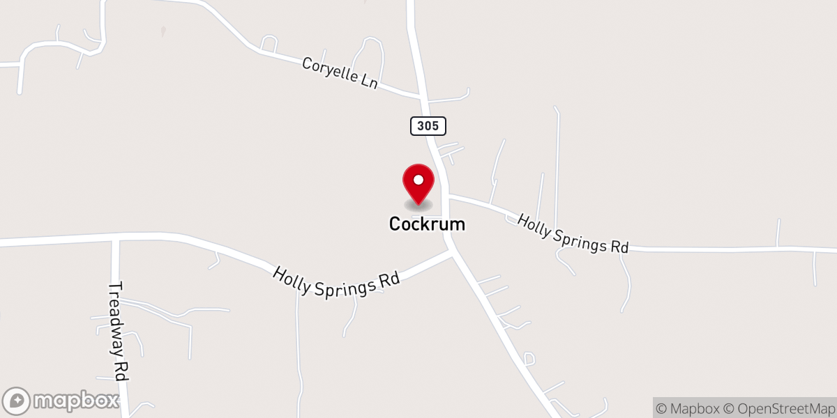 Map showing location of First Global Methodist Church