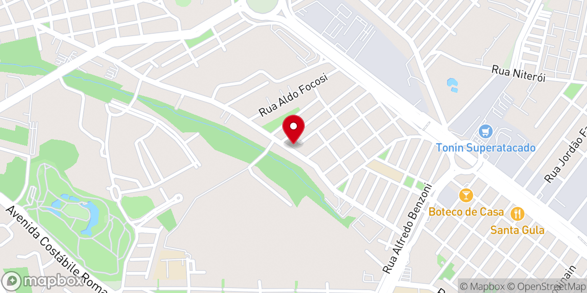 Map showing location of Paróquia Cristo Rei