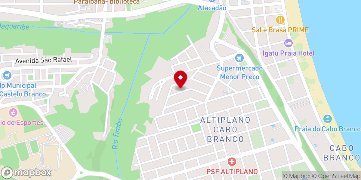 Map showing location of Comunidade Católica Nova Berith