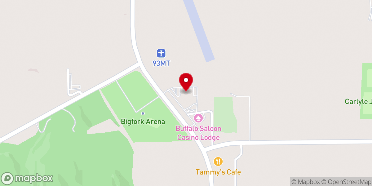 Map showing location of Crossroads Christian Fellowship