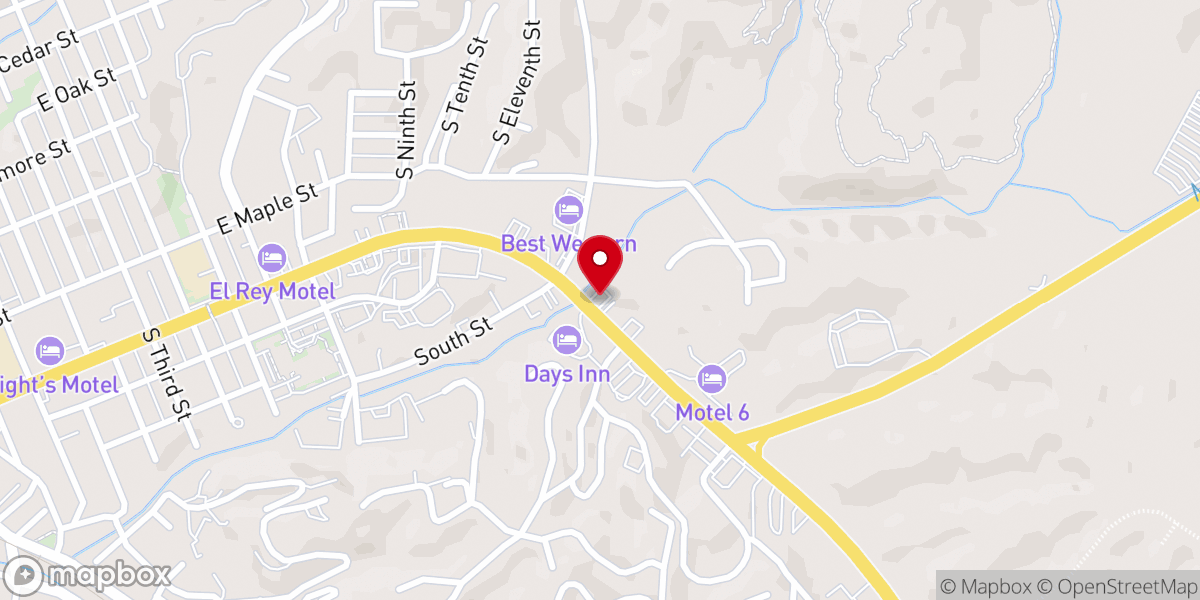 Map showing location of Irene's Real Mexican Food