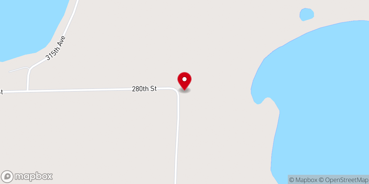 Map showing location of Glen Church