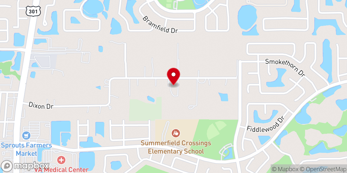Map showing location of Vision Church