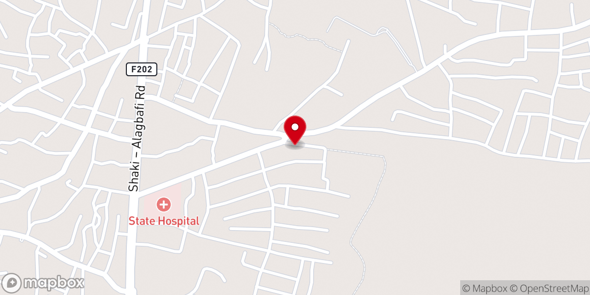 Map showing location of Jesus life Evangelical Ministry