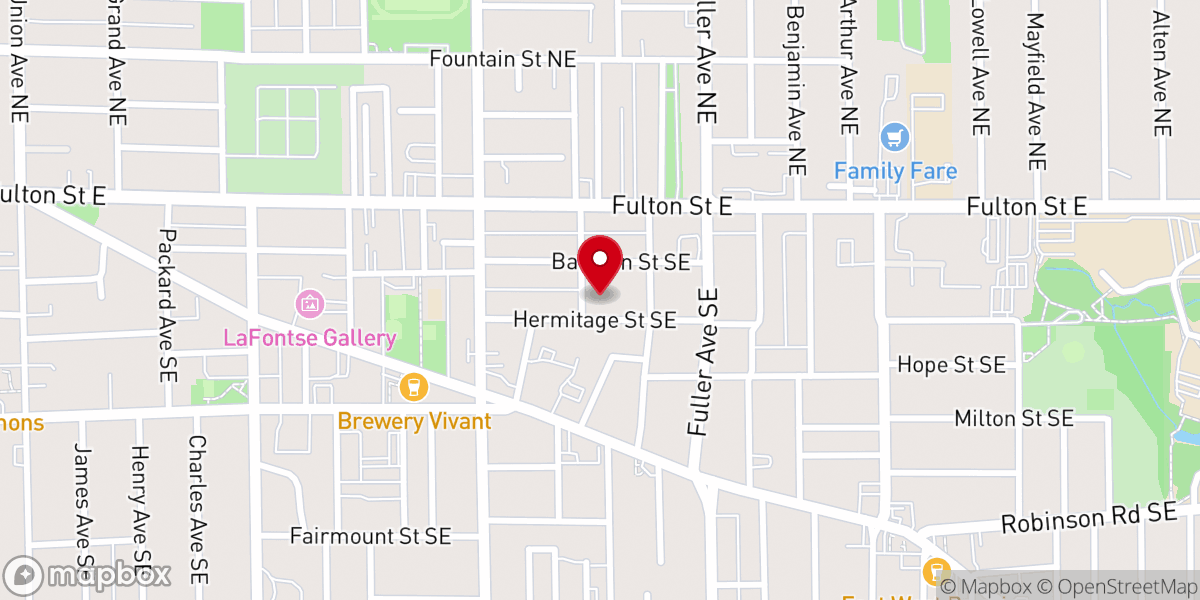 Map showing location of Macedonia Missionary Baptist Church