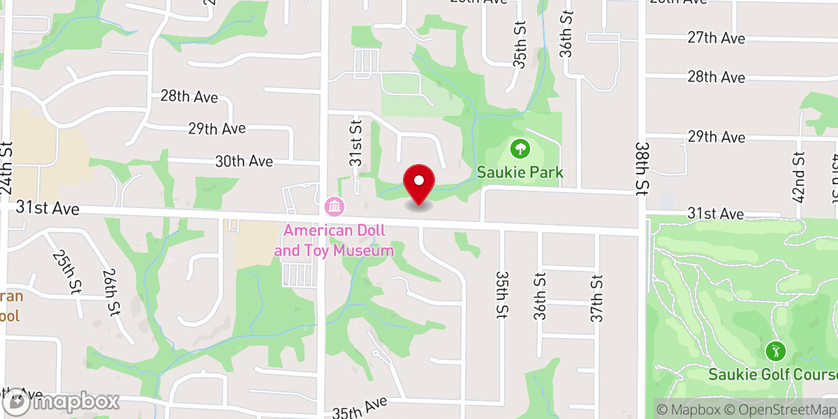Map showing location of All Saints Episcopal Church