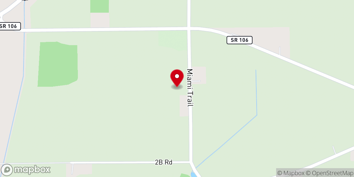 Map showing location of Center Point Ministries