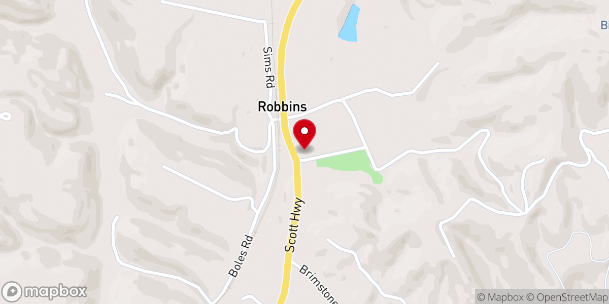 Map showing location of Barton Chapel Congregational