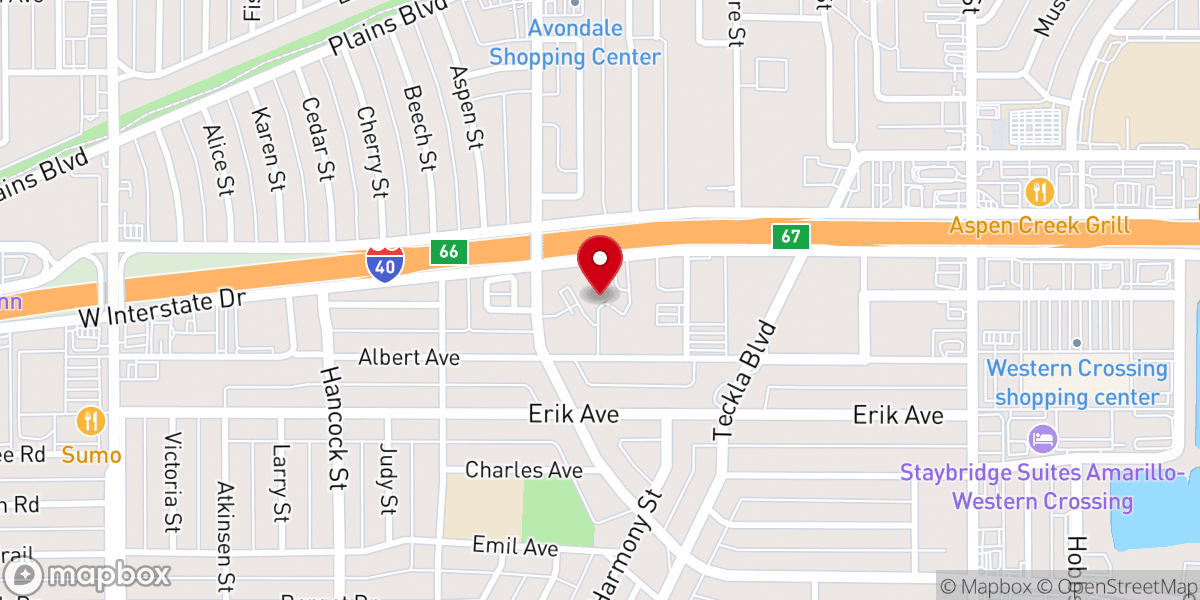 Map showing location of Trinity Lutheran Church