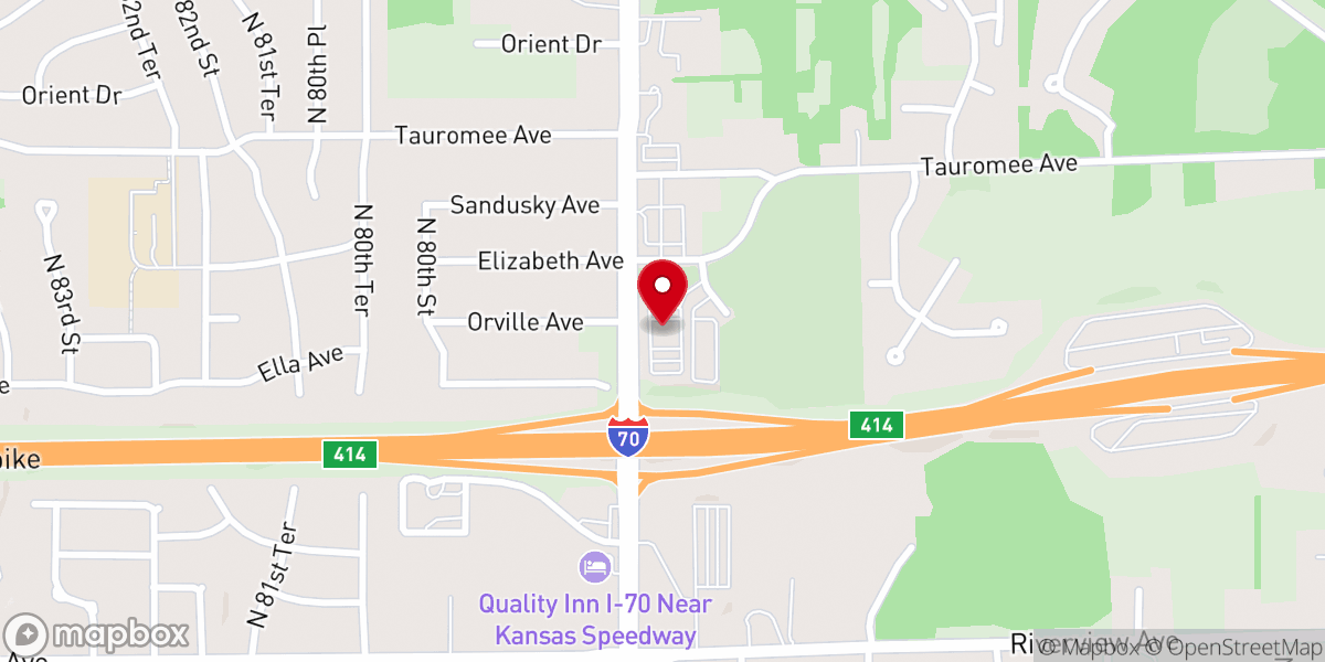 Map showing location of CenterPointe Community Church