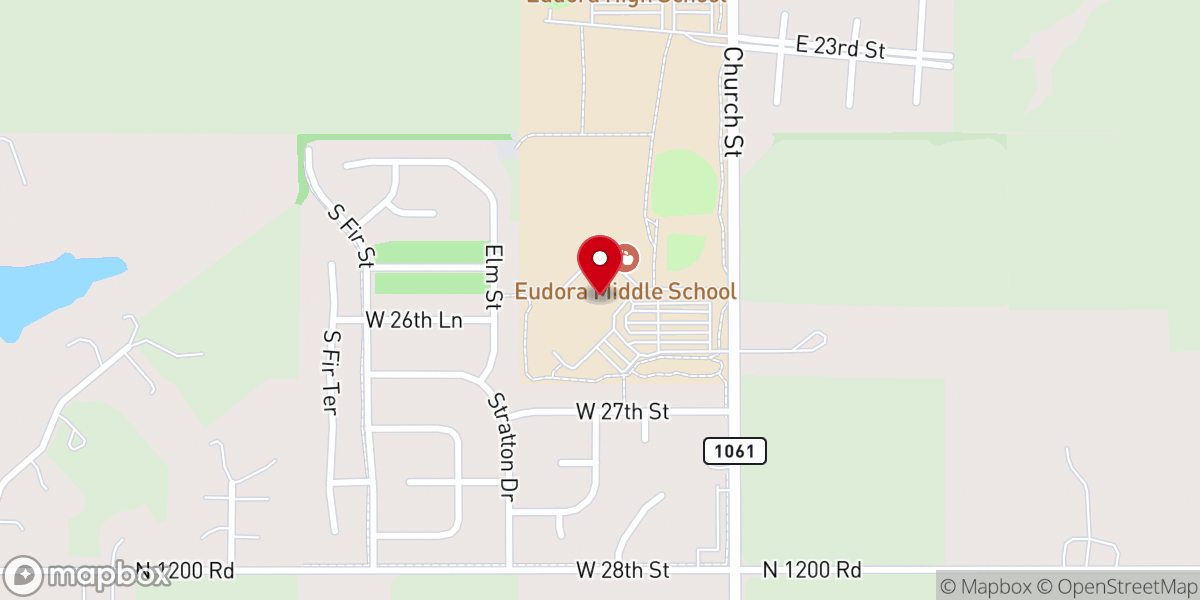 Map showing location of The Refuge Christian Church