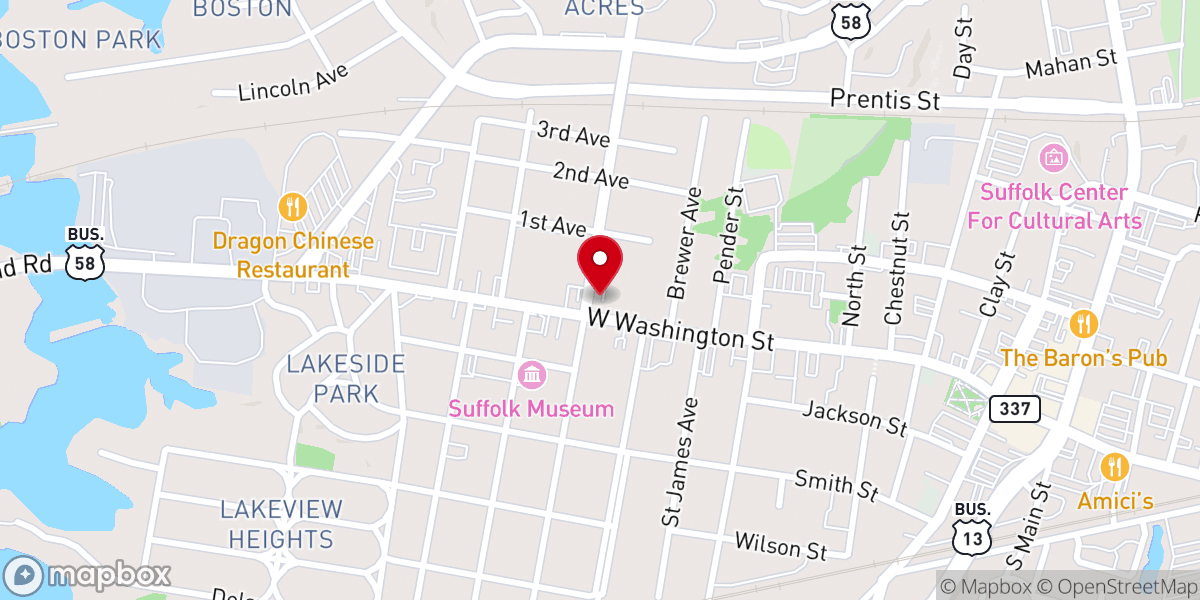 Map showing location of Family Harvest Church