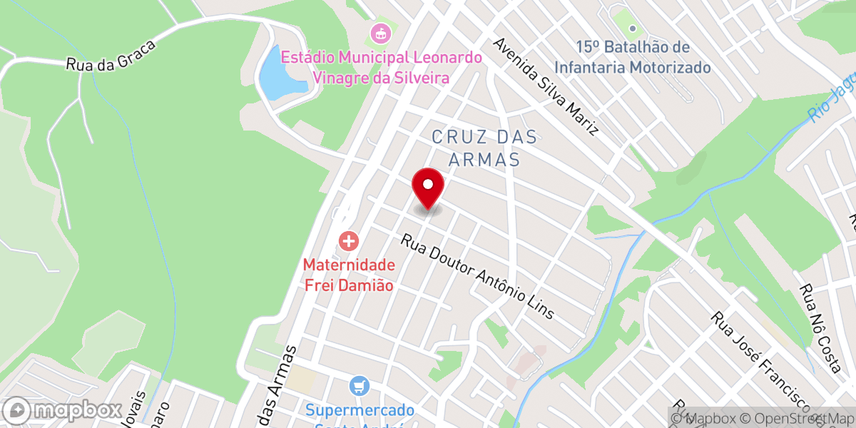 Map showing location of Igreja Assembleia de Deus Zona Sul De João Pesdoa
