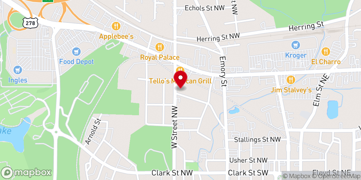 Map showing location of Murray CME Church